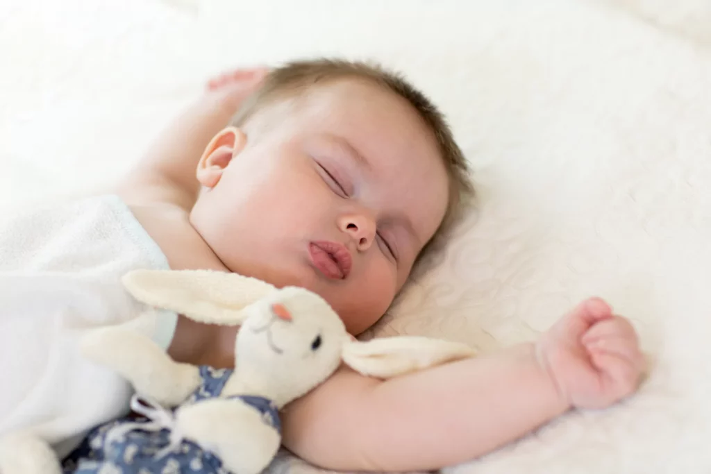 Newborn baby sleeping