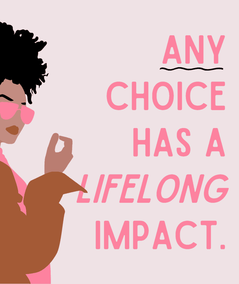 Photo about choices and their impact when thinking, I'm pregnant, now what?